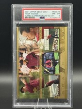 2001 Upper Deck Golf Tiger Woods #TWC26 Jumbo Career Grand Slam PSA 9 GM-MT comprar usado 2001 Upper Deck Golf Tiger Woods #TWC26 Jumbo Career Grand Slam PSA 9 GM-MT comprar usado  Enviando para Brazil