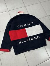 JAQUETA MASCULINA VINTAGE TOMMY Hilfiger jeans biglogo eua y2k broca rara comprar usado  Enviando para Brazil