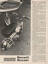 1968 Benelli Buzzer Mini-Bike - 1 página artigo de motocicleta vintage comprar usado  Enviando para Brazil