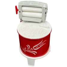 Máquina de lavar roupa vintage Wringer açúcar plástico sal e pimenta shakers, usado comprar usado  Enviando para Brazil