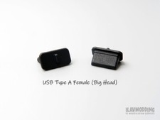 USB tipo A fêmea [cabeça grande] - tampa plugue tampa antipoeira [5 peças] comprar usado  Enviando para Brazil