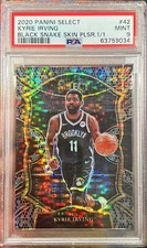 2020-21 Select Kyrie Irving Concourse pele de cobra preta 1/1 Prizm #42 PSA 9 SSP comprar usado  Enviando para Brazil