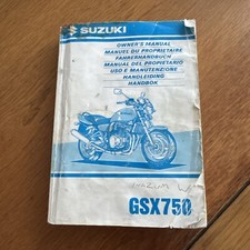 Owner manual suzuki for sale  SOLIHULL
