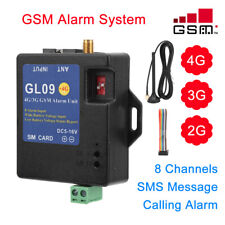Sistema de alarme 4G 3G 2G GSM 8 canais segurança residencial SMS mensagem chamada APP DC 5-16V comprar usado  Enviando para Brazil