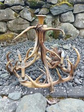 Deckenlampe hirschgeweih flamm gebraucht kaufen  Braunfels