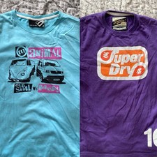 Tee shirts superdry for sale  LONDON