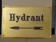 Hinweisschild hydrant gebraucht kaufen  Fürstenwalde/Spree