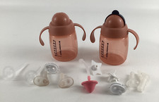 2 copos de palha ponderados Tommee Tippee criança Sippy Superstar bebida anti vazamento comprar usado  Enviando para Brazil
