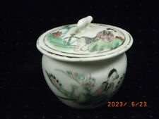 ANCIEN BOL POT COUVERT TASSE PORCELAINE ASIATIQUE CHINE CHINA ASIE VIETNAM, usado comprar usado  Enviando para Brazil