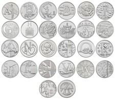 10p alphabet pence for sale  CARDIFF