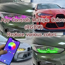 Placas de LED RGB Yellow Angel Eyes DRL para farol BMW M3 M4 G80 G82 G22 9851049 comprar usado  Enviando para Brazil