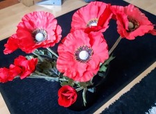 Künstliche mohnblume wiesenmo gebraucht kaufen  Haag a.d. Amper
