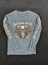 Usado, Camisa masculina Daytona Beach Bike Week azul média 80º ano 2021 rali de motocicleta comprar usado  Enviando para Brazil