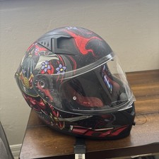 Capacete de motocicleta ILM rosto inteiro com Pinlock compatível médio, armadura vermelha  comprar usado  Enviando para Brazil
