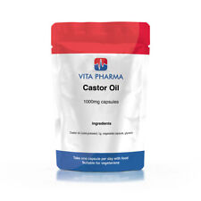Castor Oil 1000mg capsules VITAPHARMA comprar usado  Enviando para Brazil