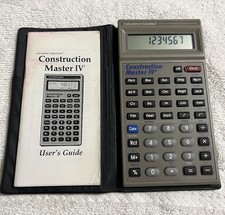 Construction master calculator for sale  Cedartown