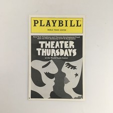 1989 playbill trade for sale  Mc Afee