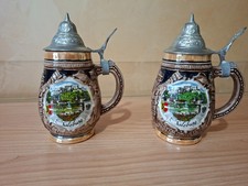 Coppia boccali birra usato  Corsico