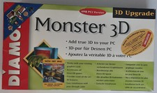 Diamond Monster 3D PCI akcelerator graficzny (3dfx voodoo, 4MB, retro, oryginalne opakowanie, 1998) na sprzedaż  PL