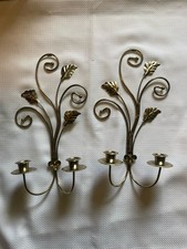 Pair gold brass for sale  Ridgeville
