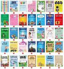 Birthday invitations kids for sale  BIRMINGHAM