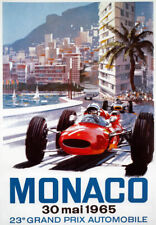 Vintage monaco poster for sale  UK