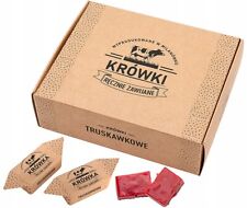 Krówki ciągutki truskawkowe w pudełku 350g na sprzedaż  PL