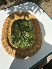 Vintage rattan oval for sale  NEWPORT