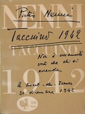 Taccuino 1942 nenni usato  Italia