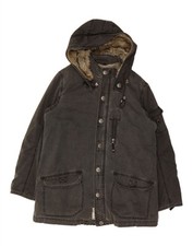 Jaqueta Parka Masculina ARMANI JEANS Sherpa com Capuz Reino Unido 42 GG Cinza Algodão AM03 comprar usado  Enviando para Brazil
