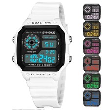 Relógio de pulso masculino esportivo digital à prova d'água data alarme LED cronógrafo luminoso comprar usado  Enviando para Brazil