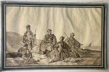 Dessin orientaliste ancien d'occasion  Paris IX