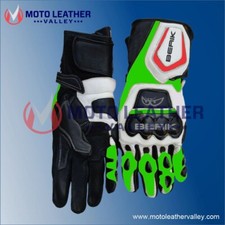 Luvas de corrida masculinas de couro verde ajuste personalizado Berik Green comprar usado  Enviando para Brazil