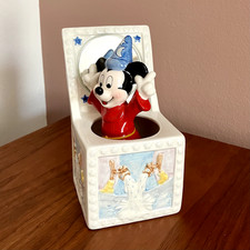 Schmid Disney Mickey Mouse Caixa de Música Fantasia Aprendiz de Feiticeiro FUNCIONA Estado Perfeito comprar usado  Enviando para Brazil