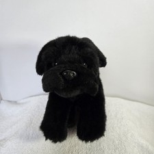 Toys R Us Animal Alley Vintage Preto Pug Cachorro Olhos Marrons 10 Polegadas Pelúcia Macia Sentar  comprar usado  Enviando para Brazil