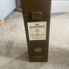 Glenlivet leather whisky for sale  BURY