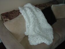 Fluffy white throw for sale  Las Vegas