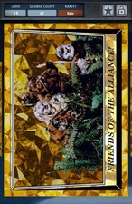 FRIENDS OF THE ALLIANCE - CROMO OURO SAFIRA ROTJ ÉPICO Star Wars Card Trader comprar usado  Enviando para Brazil