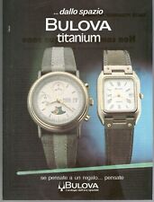 Bulova Advertising 1986 1 página relógio original titânio automático comprar usado  Enviando para Brazil