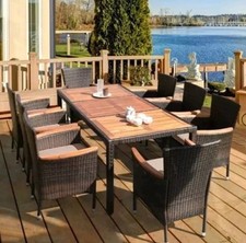 Costway patiojoy acacia for sale  Apple Valley
