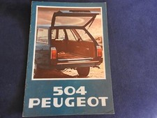 Catalogue peugeot 504 d'occasion  Saint-Cyr-sur-Mer