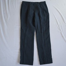 Usado, Calça social masculina fina Banana Republic 30x30 azul Houndstooth 100% linho 582075 comprar usado  Enviando para Brazil
