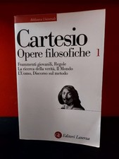 Cartesio opere filosofiche usato  Sassari