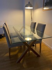 Table habitat chaises d'occasion  Paris XVIII