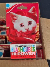 LOTE DE 16 cubos de flash ponto azul Sylvania câmeras polaroid de alta potência CAIXA ABERTA comprar usado  Enviando para Brazil