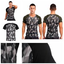 Usado, Moletom masculino musculoso blusa ao ar livre camiseta masculina desempenho regata comprar usado  Enviando para Brazil
