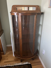 Antique oak curved for sale  Duryea
