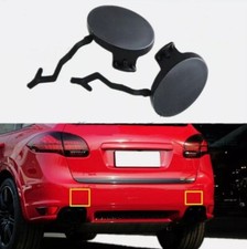 Pair Rear Bumper Tow Hook Eye Cap Cover For Porsche Cayenne 2011-2014 comprar usado  Enviando para Brazil