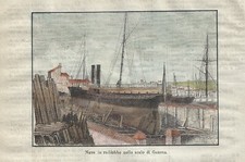 Stampa antica genova usato  Lecco