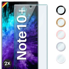 Usado, 2x Panzerfolie für Samsung Note10 Plus / 5G Glas Full Screen Cover Schutzglas comprar usado  Enviando para Brazil
